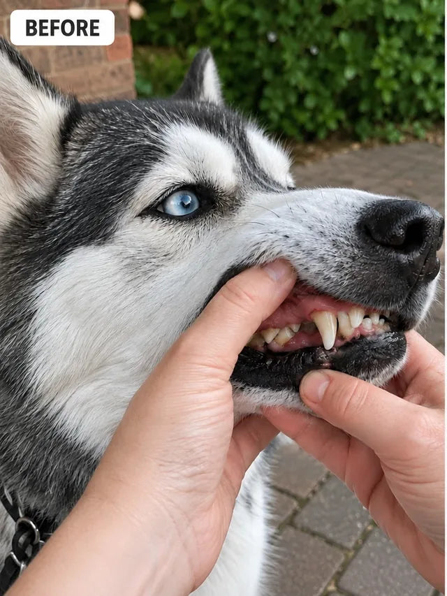 Husky before