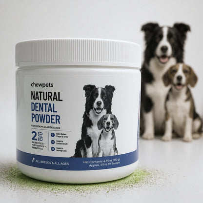 Natural Dental Powder - Easy Dog Dental Care