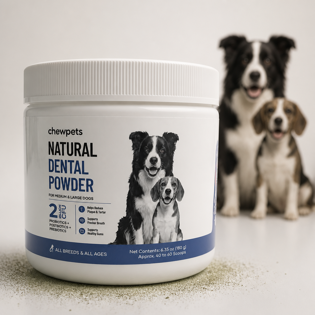 Natural Dental Powder - Easy Dog Dental Care